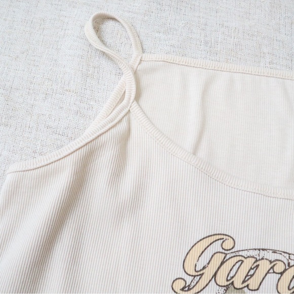 DAZY Floral & Letter Graphic Rib-knit Crop Top NEW - Picture 4 of 5